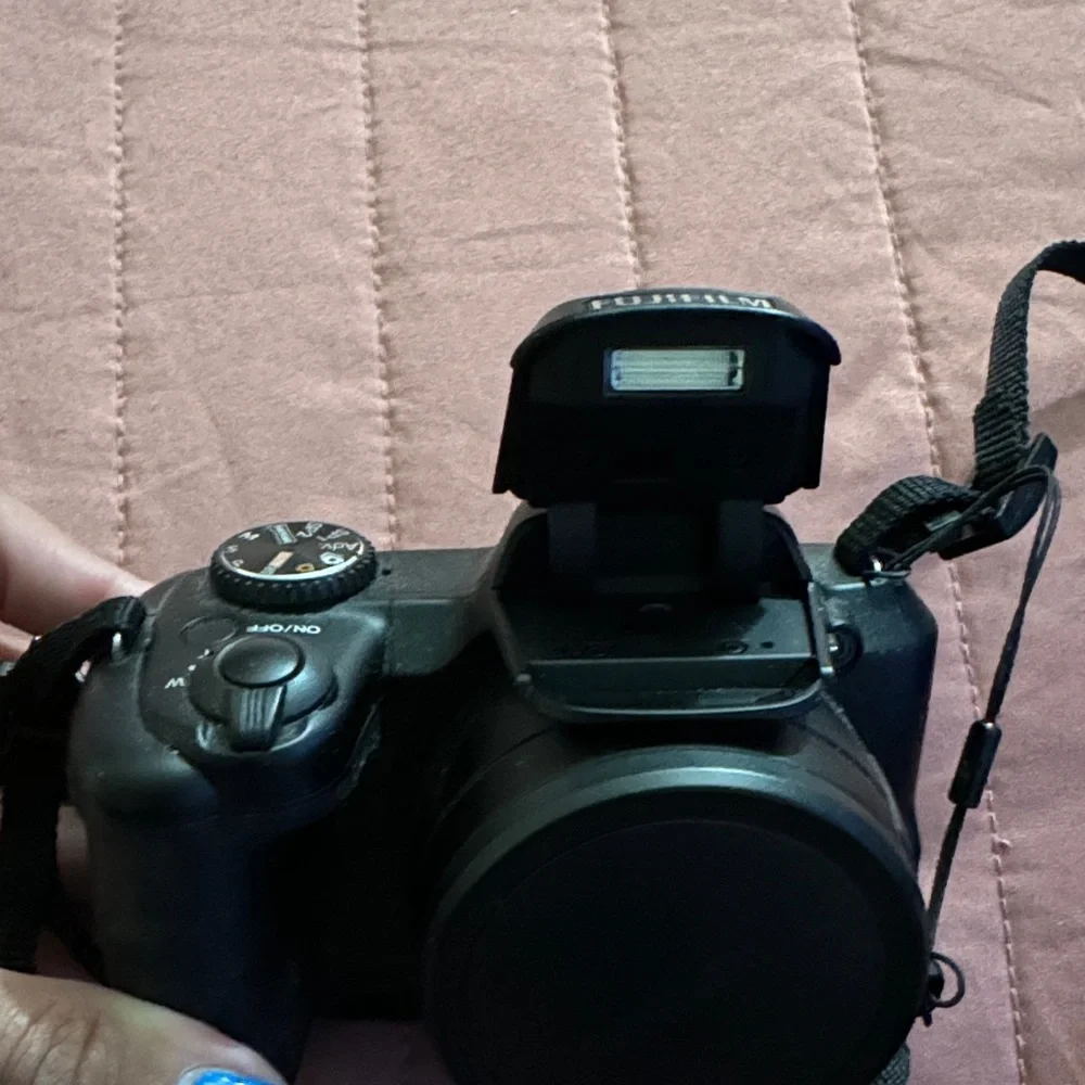 Fujifilm Black Digital Camera with Strap